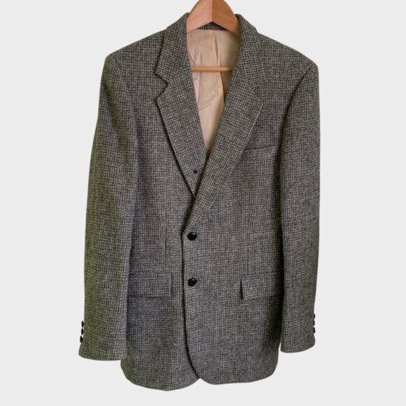 Vintage Harris Tweed Handwoven 100% Wool Blazer - Picture 7 of 12